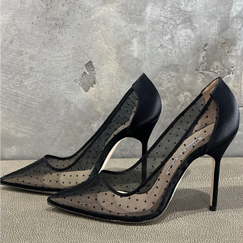 Black BBLA 105 Polka Dot Pumps